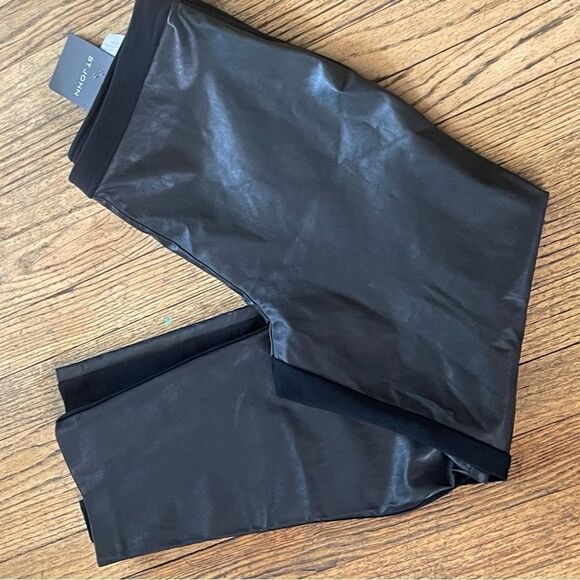 ST.JHON LEATHER AND WOOL PANTS - Picture 1 of 9